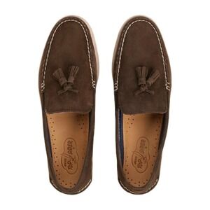 Sperry Men's Top-Sider AO Tassel Loafers/Boat Shoes Brown Suede Sz 9.5 NEW! $150